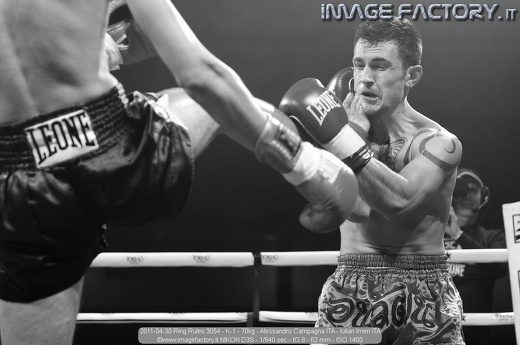2011-04-30 Ring Rules 3054 - K-1 - 70kg - Alessandro Campagna ITA - Iulian Imeri ITA
